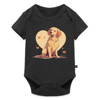 Amour pour les chiens - Body à manches courtes Premium Bébé - noir - Devant