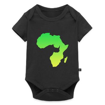 Afrika, Safari - Baby Premium Kurzarmbody - Schwarz - Vorne
