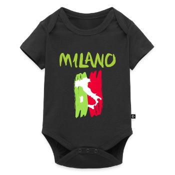 Milano - Baby Premium short-sleeve bodysuit - black - Front