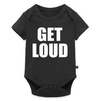 Get loud - Baby Premium short-sleeve bodysuit - black - Front