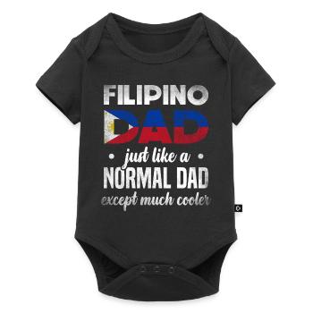 Cool Filipino dad for Filipino - Baby Premium short-sleeve bodysuit - black - Front