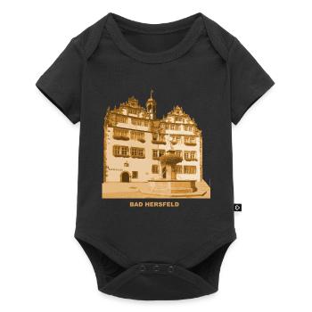 Bad Hersfeld Kurstadt Festspielstadt Hessen - Baby Premium Kurzarmbody - Schwarz - Vorne
