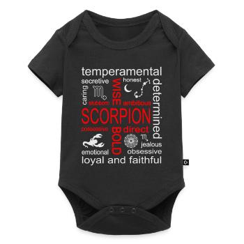 Scorpion Zodiac Sign - Baby Premium short-sleeve bodysuit - black - Front