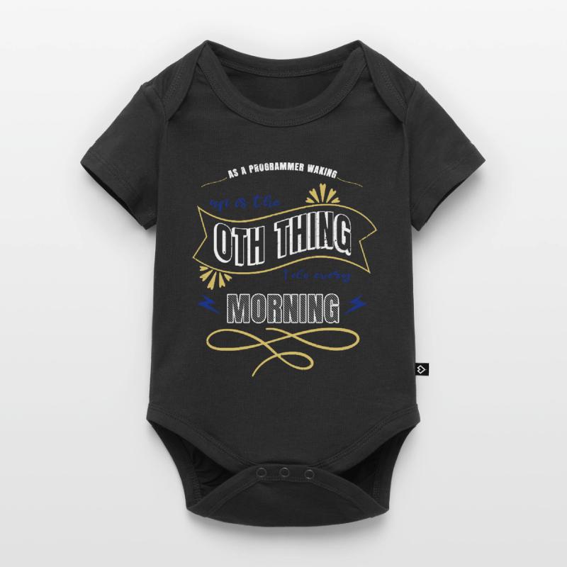 computers programming language present idea Baby Premium Kurzarmbody