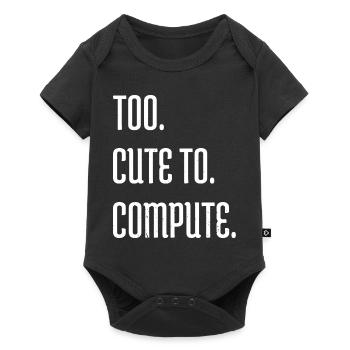 statement hacking coding hacking code - Baby Premium short-sleeve bodysuit - black - Front