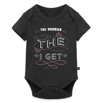 cool union carpenter tshirts woodworking - Baby Premium Kurzarmbody - Schwarz - Vorne