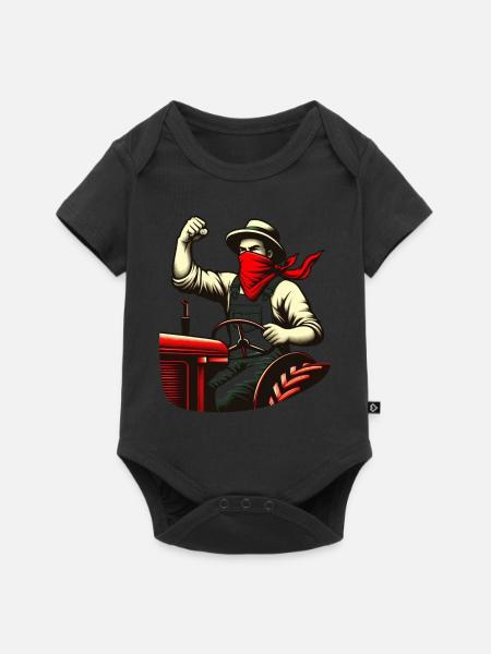 Ländlicher Revolutionär - Baby Premium Kurzarmbody - Schwarz