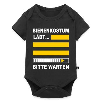 Bienenkostüm Biene Kostüm lädt Bienen Kein Kostüm - Baby Premium Kurzarmbody - Schwarz - Vorne