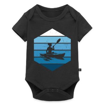 Kayak Femmes Kayak Kayak Canoë Hommes - Body à manches courtes Premium Bébé - noir - Devant