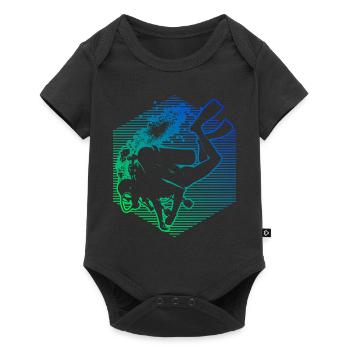 Diver Diving Scuba Diver Scuba Diving - Baby Premium short-sleeve bodysuit - black - Front