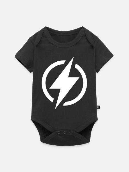 Blitz - Baby Premium Kurzarmbody - Schwarz