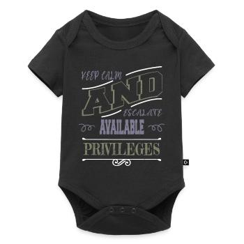 Anonyme Attendez-nous idée cadeau - Body à manches courtes Premium Bébé - noir - Devant