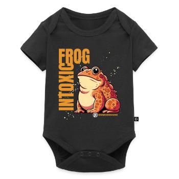 Der Froschprinz - Baby Premium Kurzarmbody - Schwarz - Vorne