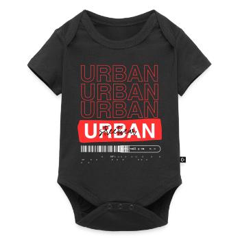 Dicton du design streetwear urbain - Body à manches courtes Premium Bébé - noir - Devant