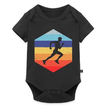 Race Running Femme Running Fitness Jogging - Body à manches courtes Premium Bébé - noir - Devant