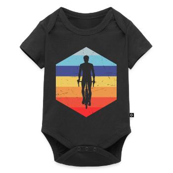 Cyclisme Vélo Cyclisme VTT Vélo Homme - Body à manches courtes Premium Bébé - noir - Devant