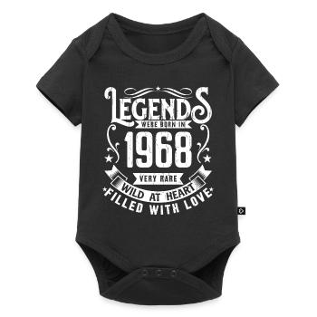Légendaire Depuis 1968 Né en 1968 Cadeau 1968 - Body à manches courtes Premium Bébé - noir - Devant