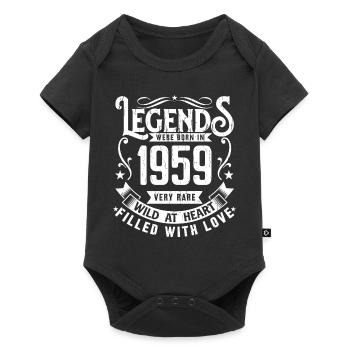 Legendary since 1959 Born in 1959 Gift 1959 - Baby Premium short-sleeve bodysuit - black - Front