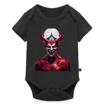 Gruseliges Halloween-partykostüm Dämon - Baby Premium short-sleeve bodysuit - black - Front