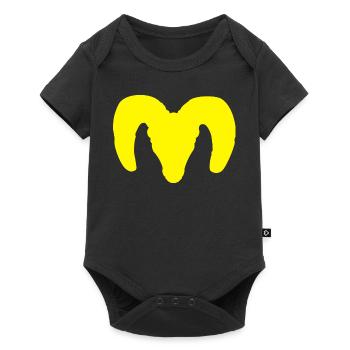 Bighorn Sheep Silhouette – Pure Wilderness - Baby Premium short-sleeve bodysuit - black - Front