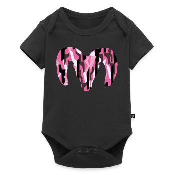 Bighorn Sheep Camouflage – Pure Wilderness - Baby Premium short-sleeve bodysuit - black - Front