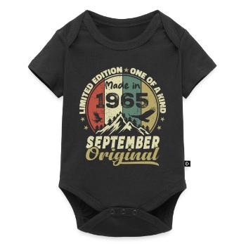 1965 - Les légendes sont nées en septembre 1965 - Body à manches courtes Premium Bébé - noir - Devant