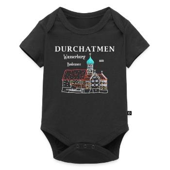 Wasserburg am Bodensee, Durchatmen, Germany - Baby Premium short-sleeve bodysuit - black - Front