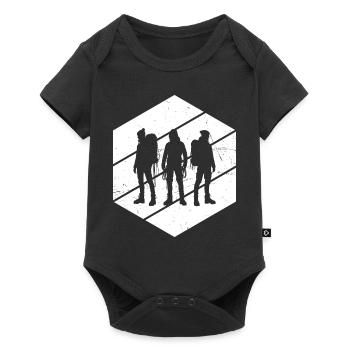 Grimpeur Homme Grimpeur Grimpeur Grimpeur Femmes - Body à manches courtes Premium Bébé - noir - Devant