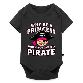 Pirate Pirate Carnaval Halloween - Body à manches courtes Premium Bébé - noir - Devant