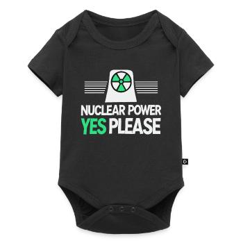 Nuclear Power Yes Please - Pro Clean Energy - Baby Premium short-sleeve bodysuit - black - Front