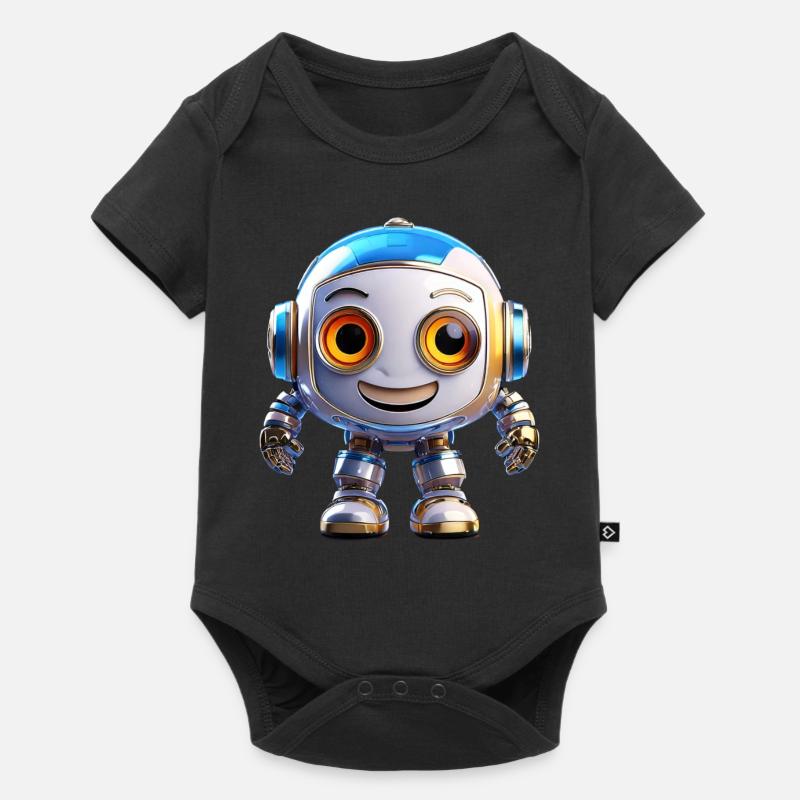 Robot - Body à manches courtes Premium Bébé - noir