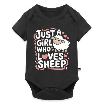 Sheep Sheep Farmer Lamb Farmer - Baby Premium short-sleeve bodysuit - black - Front