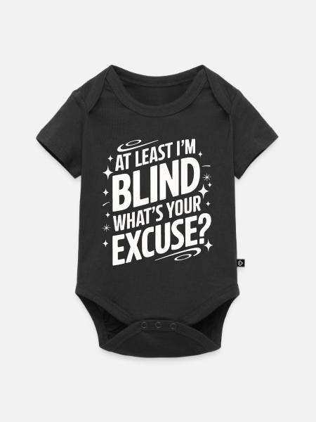 Blinde Blindheit Sehbehinderte Menschen - Baby Premium Kurzarmbody - Schwarz