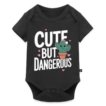 Cactus Cacti Desert Plant - Baby Premium short-sleeve bodysuit - black - Front
