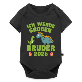 Ich Werde Großer Bruder 2026 - Baby Premium Kurzarmbody - Schwarz - Vorne