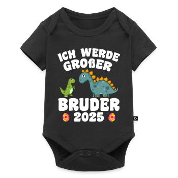 Ich Werde Großer Bruder 2025 - Baby Premium Kurzarmbody - Schwarz - Vorne