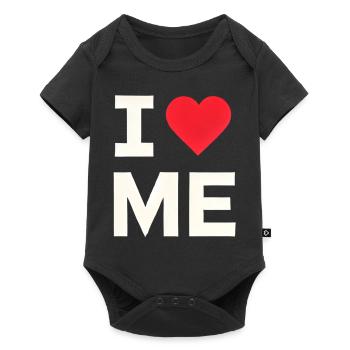 I love me - Baby Premium short-sleeve bodysuit - black - Front