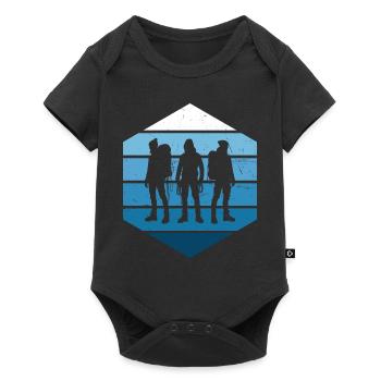 Bouldering Climber Women's Climber Climbing - Baby Premium short-sleeve bodysuit - black - Front