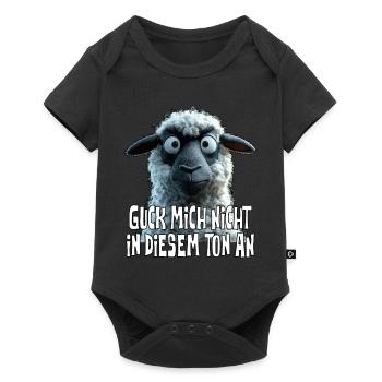 Ne me regarde pas sur ce ton, drôle de mouton - Body à manches courtes Premium Bébé - noir - Devant