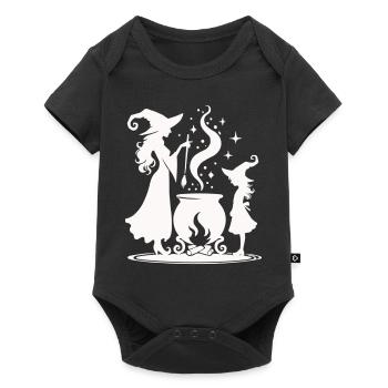 Witch Cauldron - Baby Premium short-sleeve bodysuit - black - Front