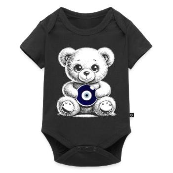 Nazar - Baby Premium Kurzarmbody - Schwarz - Vorne