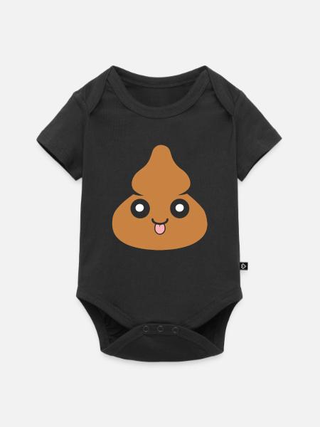 Kacke - Baby Premium Kurzarmbody - Schwarz