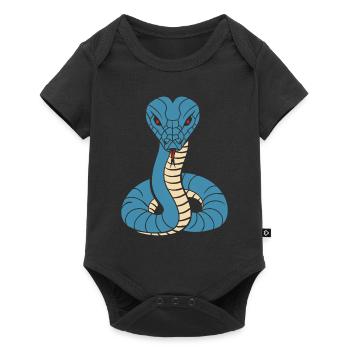 cobra - Body à manches courtes Premium Bébé - noir - Devant