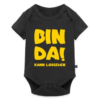 I'm there - I'm ready to go - Baby Premium short-sleeve bodysuit - black - Front