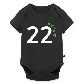 22 - Baby Premium short-sleeve bodysuit - black - Front