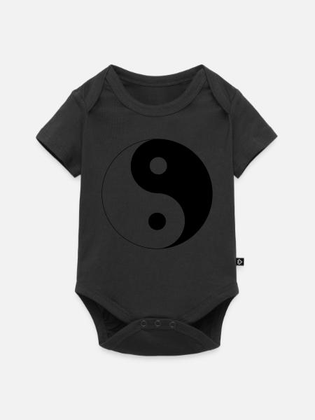 Yin Yang - Body à manches courtes Premium Bébé - noir