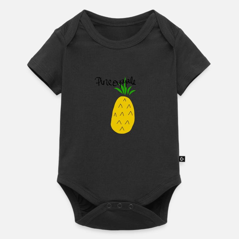 ananas - Body à manches courtes Premium Bébé - noir