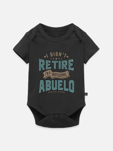 Professional Abuelo - Baby Premium short-sleeve bodysuit - black