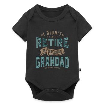 Professional Grandad - Baby Premium short-sleeve bodysuit - black - Front