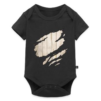 animal cute horse nature - Baby Premium short-sleeve bodysuit - black - Front
